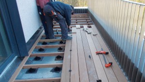 Balkon- und Terrassenabdichtungen einschließlich Beläge